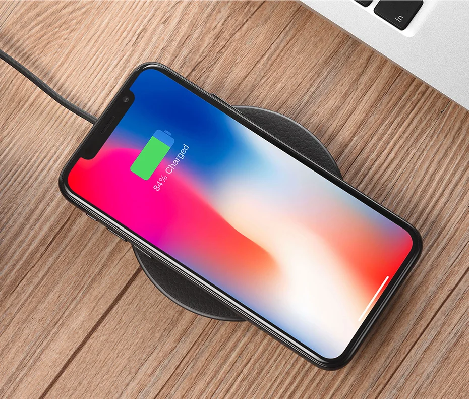 Беспроводное зарядное устройство HOCO Qi Беспроводной Зарядное устройство для iPhone XS 8 плюс Настольный мобильный беспроводное зарядное утройство для телефона Pad зарядка для samsung S8 S9 xiaimi MiX2s