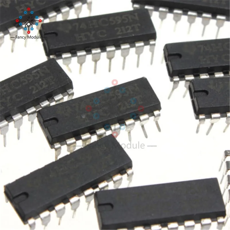 5 шт. SN74HC595N 74HC595 8-битный сменный регистр DIP-16 Новый и оригинальный IC | Инструменты