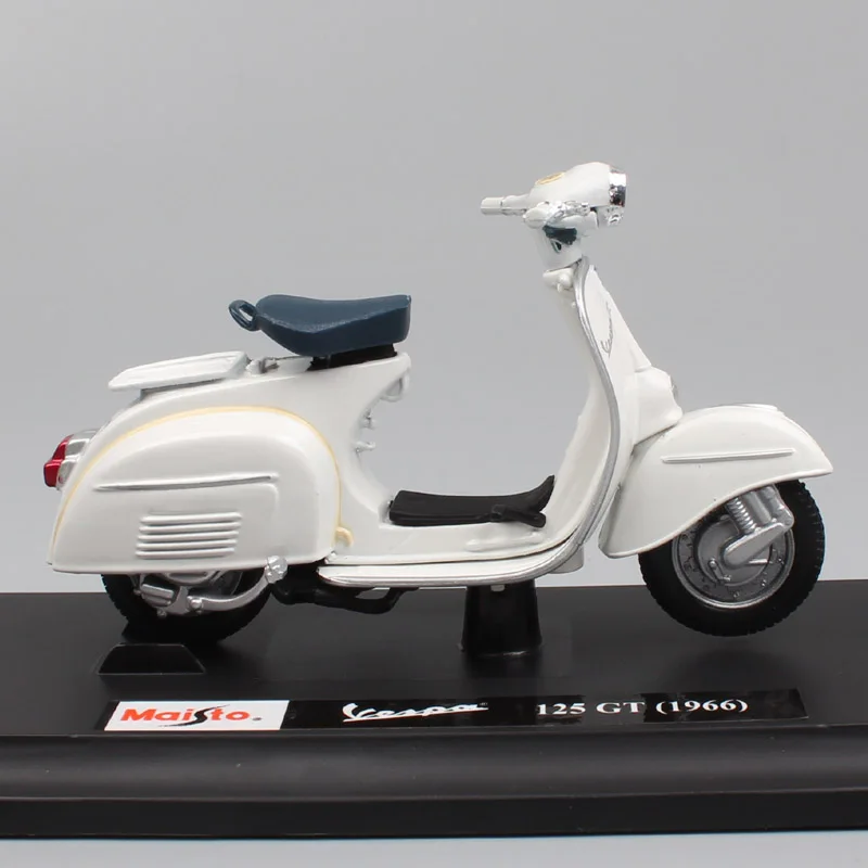 Childs мини 1:18 весы maisto Piaggio Vespa 125 GT 1966 скутер мотоцикл литые автомобили мотоцикл игрушки модели для коллекционных