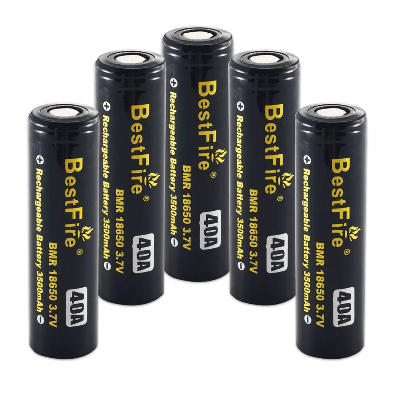Литиевая батарея 18650 40A 3500mAh 3 7 V литий-ионная аккумуляторная с высокой разрядкой