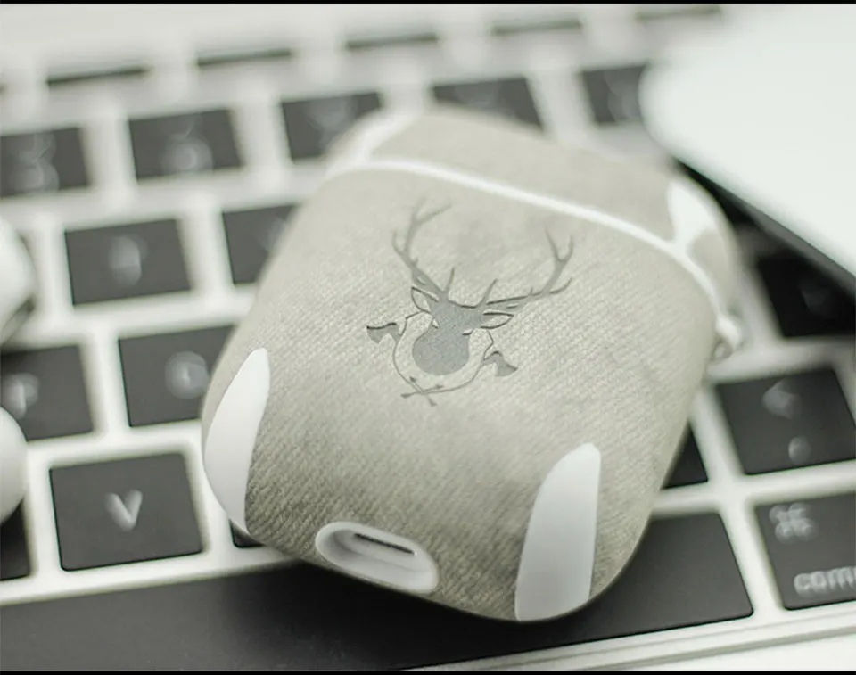 Горячий Стильный кожаный чехол для Apple Airpods1/2 Bluetooth наушники защитный чехол для зарядки чехол коробка сумки сплит дизайн