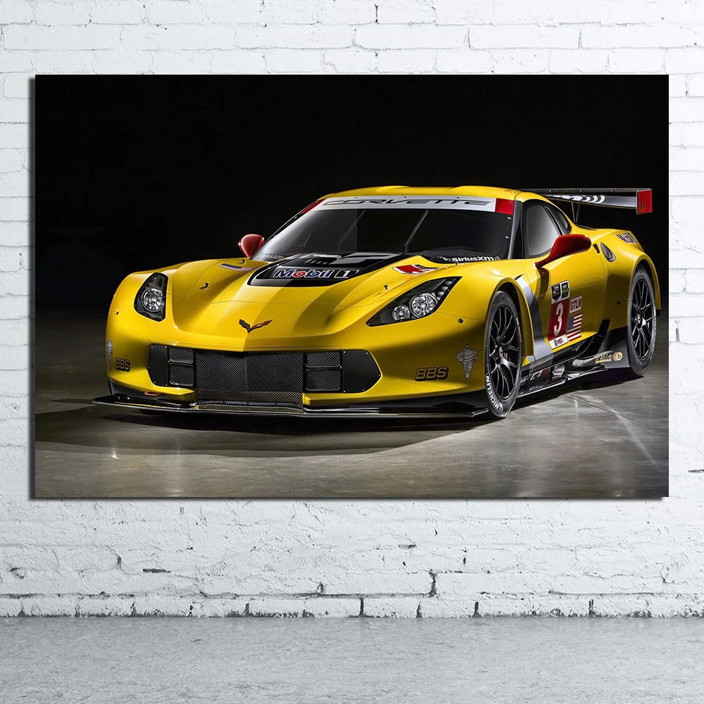 Chevrolet Corvette постер DIY рамка Холст Картина суперкар настенные художественные