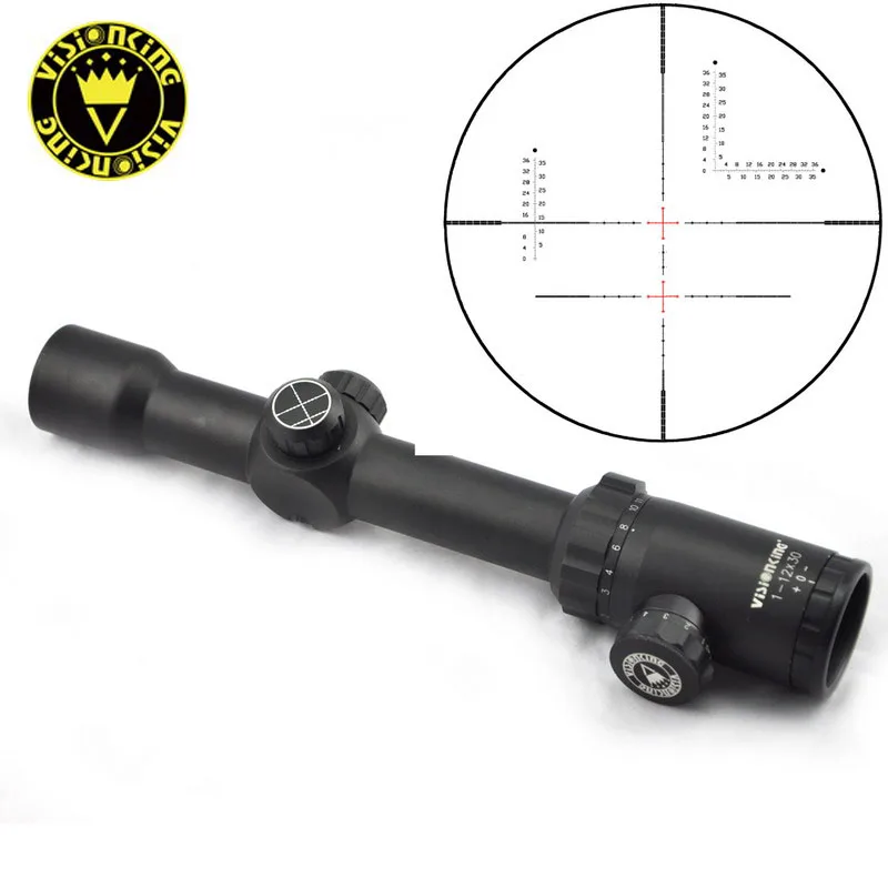 Прицел Visionking 1 12x30 лазерный прицел для снайперской охоты ar15 m16 m4 Ak с ночным