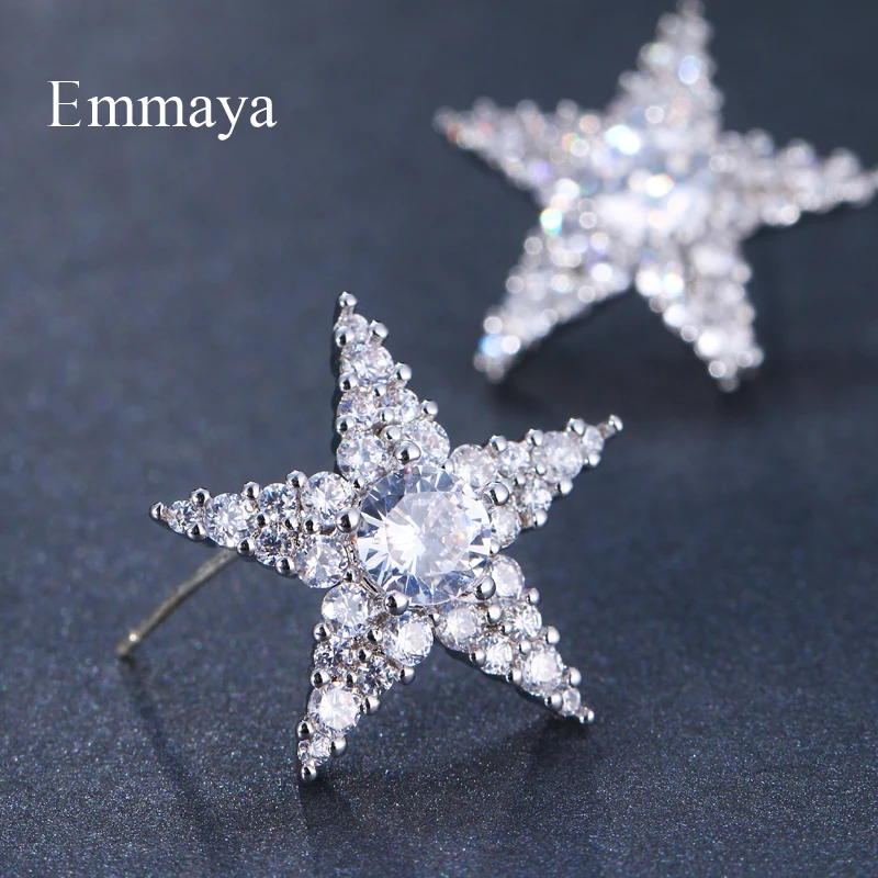 Женские классические серьги гвоздики Emmaya элегантные уникального дизайна с