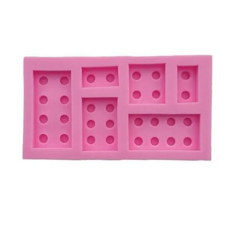 6 полостей домино искусственная помадка конфеты мыло декоративные инструменты