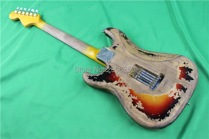

Super relic classical srv electric guitar, handmade detail relics.master studio fantastic work