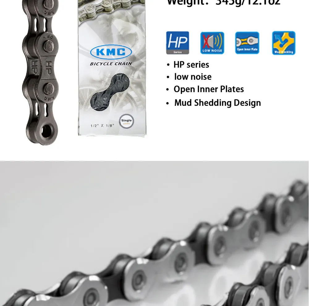 Цепь KMC X8 X9 X10 X10 EPT X9L X10L X11LBike 9S 10S 11S Gold для MTB/шоссейного велосипеда fo Shimano/SRAM 8 9 10 11 speed 116L/цепной велосипед