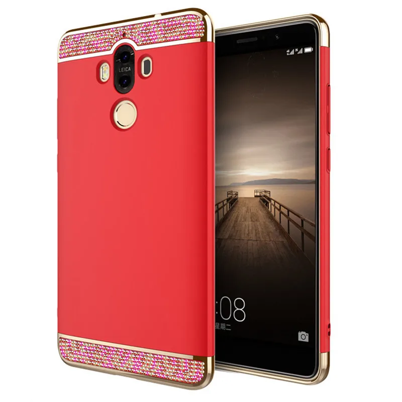Для Huawei nova P9 mini P8 lite 2017 Bling Diamond 3 в 1 чехол для honor 8 p30 p20 pro 10 i 20i задняя крышка| |