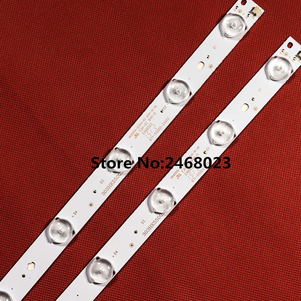 12 светодиодных лент для подсветки 55CE5129H1 HK55D10-ZC14A-03 303HK550037 3V | Освещение