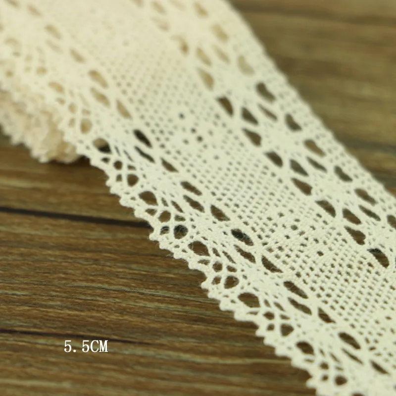 Новинка 1 ярд/много высококачественных белых кружевных хлопковых швейных