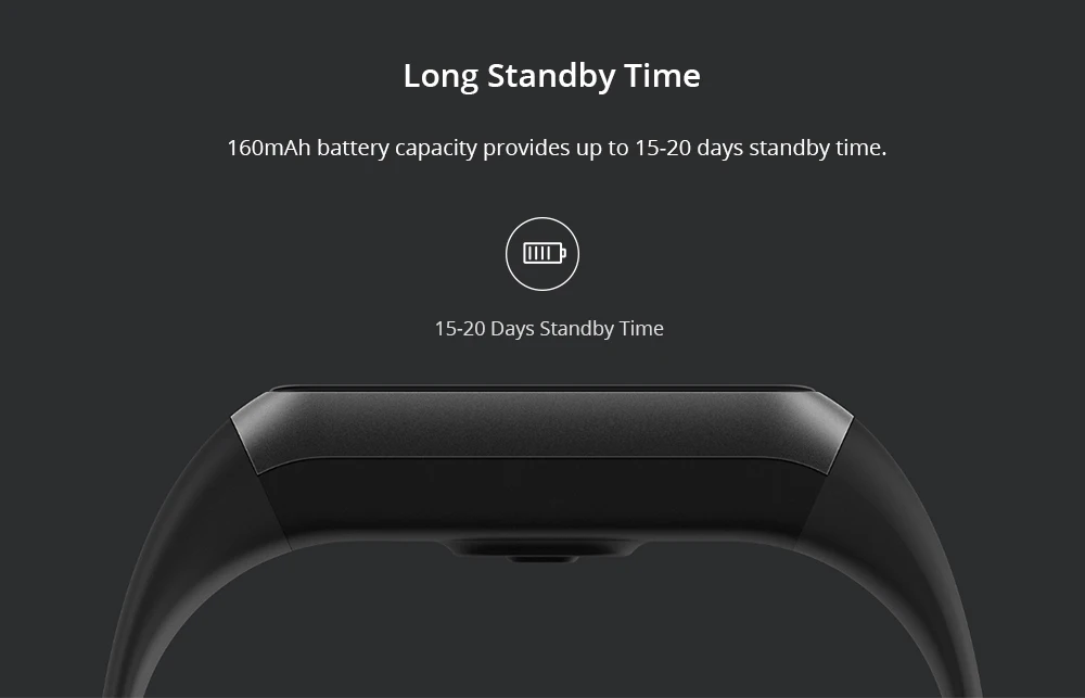 Новейшая английская версия Xiaomi Huami Amazfit Cor 2 5TM водонепроницаемый 2.5D цветной ips экран Midong умный браслет 2 для Android iOS