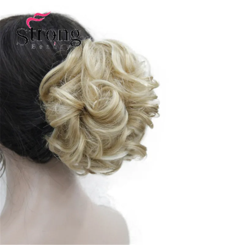 StrongBeauty, короткий конский хвост, накладные волосы, синтетические волосы, волнистые, на заколках, накладные волосы, цвет на выбор