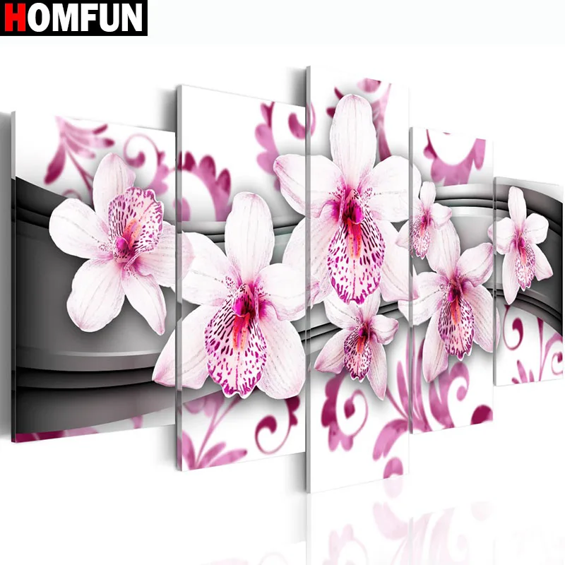 Набор для алмазной вышивки HOMFUN A14780 картина цветок с полными квадратными/круглыми