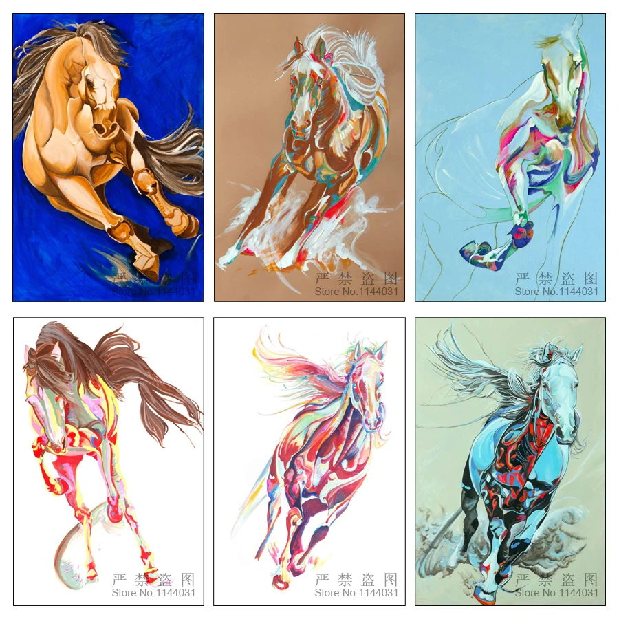 Великолепный Equine 5d Diy Алмазная картина полностью квадратная лошадь стразы набор