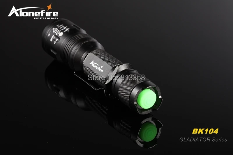 AloneFire BK104 Гладиатор серия CREE XM-L T6 светодиодный 5 Режим масштабирования портативный светодиодный фонарик