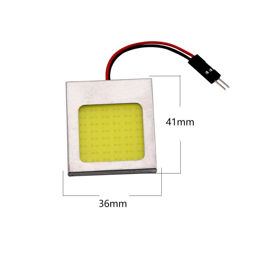 YM E-Bright 2 шт. светодиодный 48 SMD COB Чип Светодиодный 12 В DC алюминиевый корпус