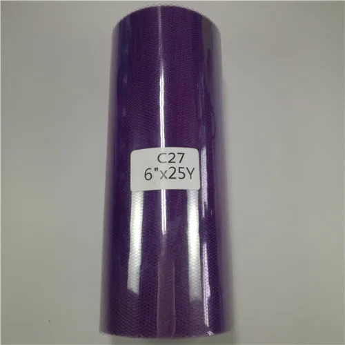 C 27 25 ярд 15 см Тюль в рулонах для свадьбы украшение рулонная ткань катушка ремесло Тюль Ткань пачка платье DIY органза детский душ вечерние принадлежности - Цвет: C 27
