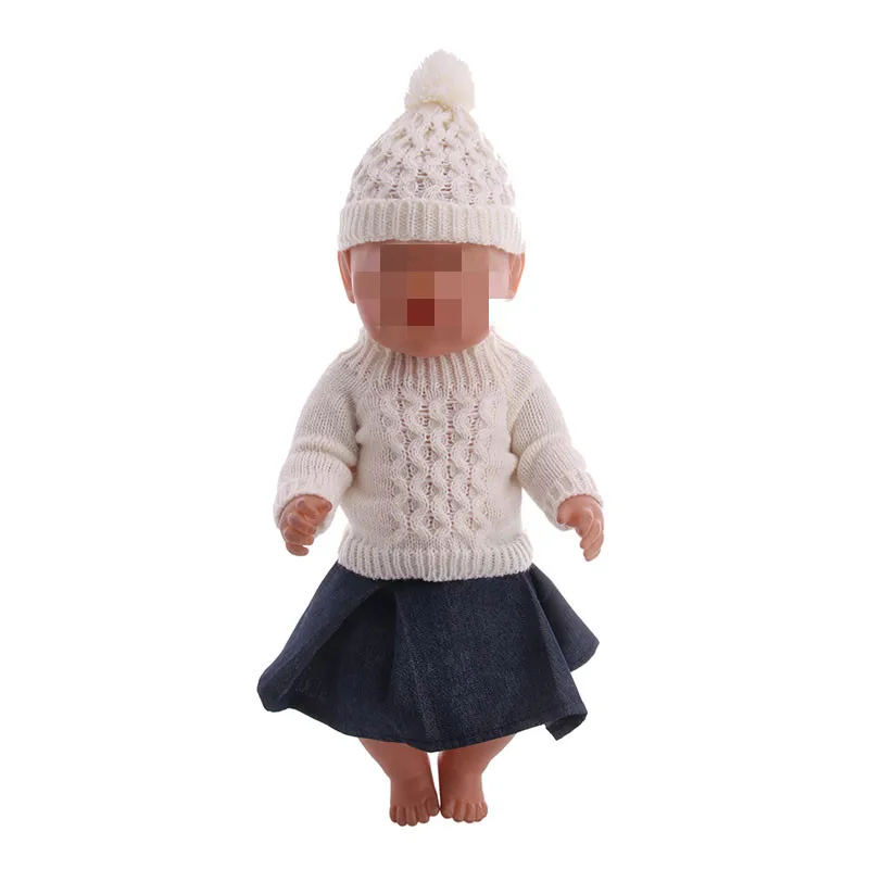 LUCKDOLL7 кукла рождественское платье подходит 18 дюймов Американский 43 см детская кукла одежда аксессуары, игрушки для девочек, поколение, подарок на день рождения