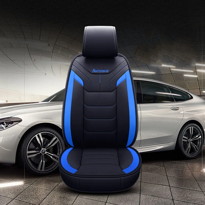 BLUE Автокресло кожаный чехол для Opel Astra h j g mokka insignia Cascada corsa Адам ampera Андхра zafira автомобильные аксессуары тюнинг автомобилей - Название цвета: BLUE