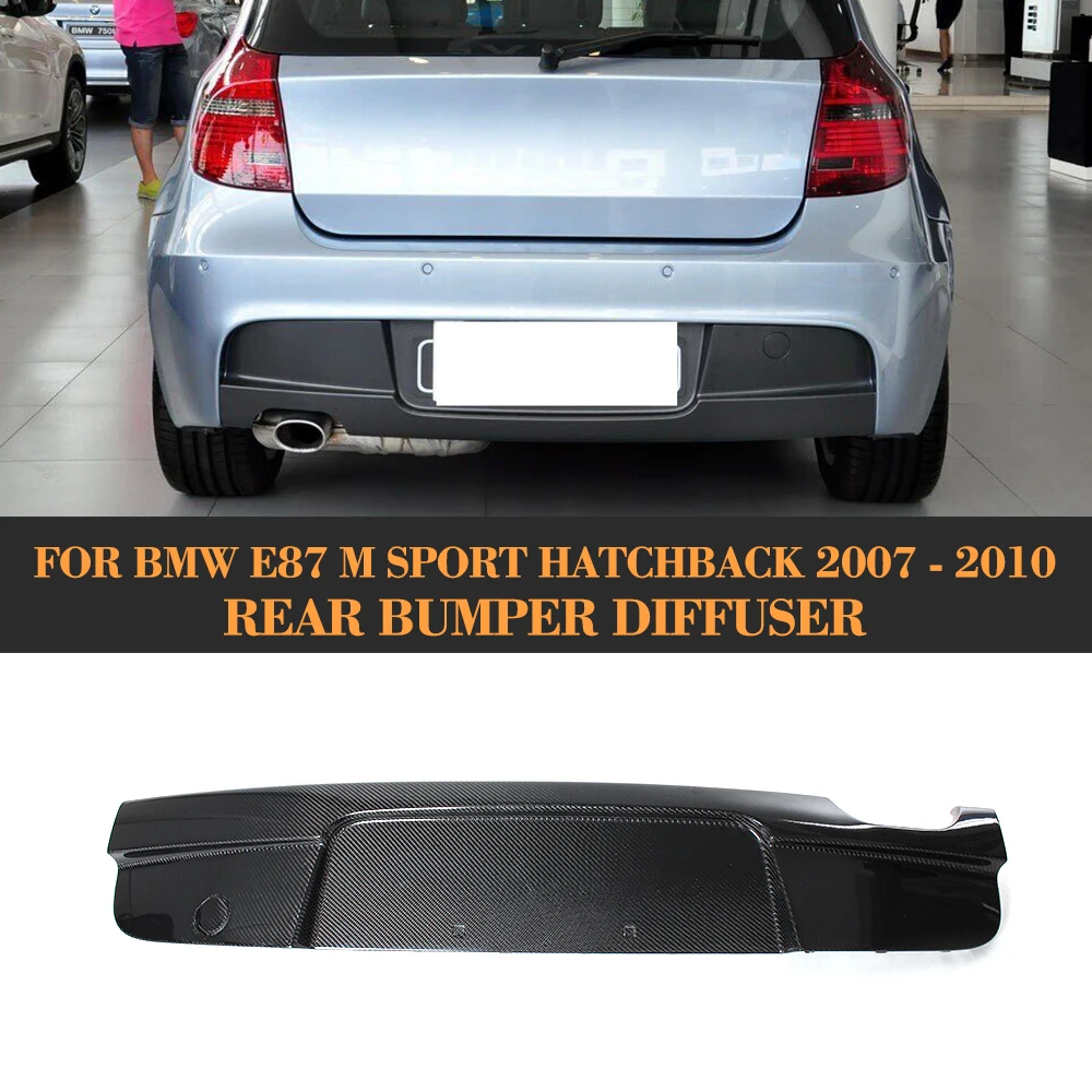 1 серия углеродного волокна задний бампер спойлер диффузор для BMW E87 M спортивный