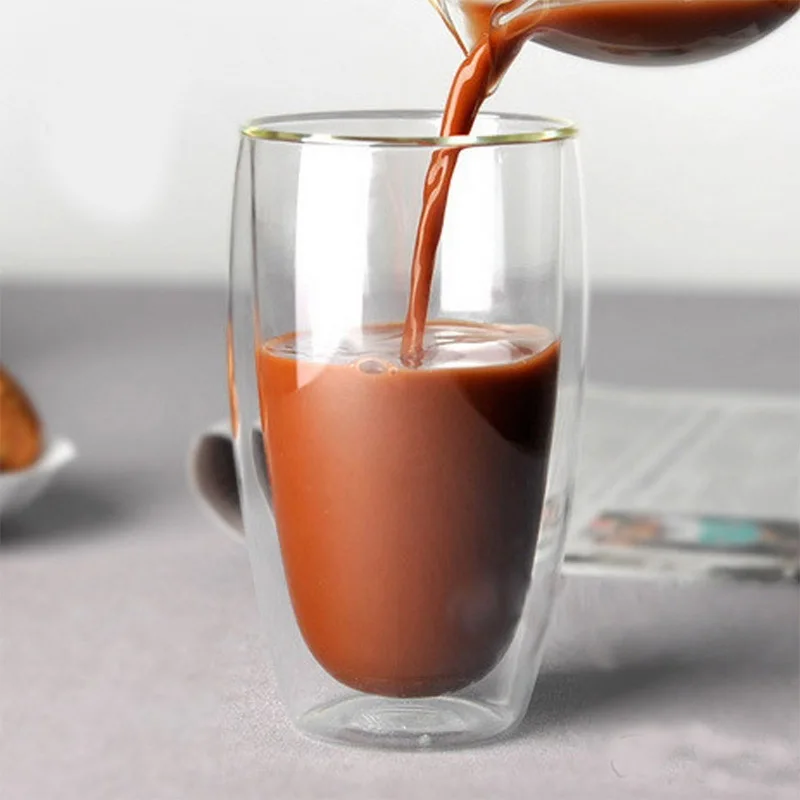 BODUM 450 мл стеклянные кофейные кружки ручной работы с двойными стенками