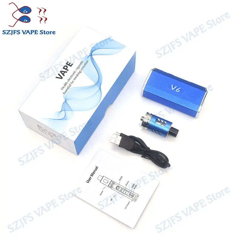E Cigarette KIT Box Mod Starter Kits 100W 2000mAh Battery Vape Cigarettet 510 Thread huge 3ml Atomzier vaporizer zeus x | Электроника