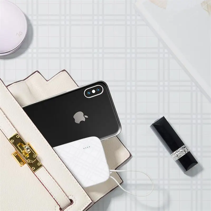 POWER BANK ROMOSS QS10 10000 мАч с встроенным кабелем Micro USB|Внешние аккумуляторы| |