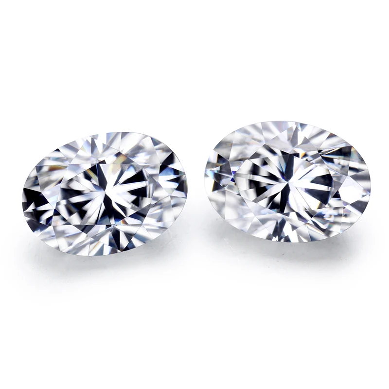 EF цвет 7*10 мм круглые овальные моисаниты свободные драгоценные камни для помолвки