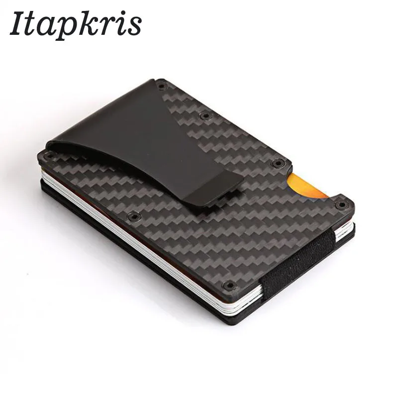 Itopkris Алюминий кредитной держатель для карт Travel Organizer Дело RFID кошелек блокировки