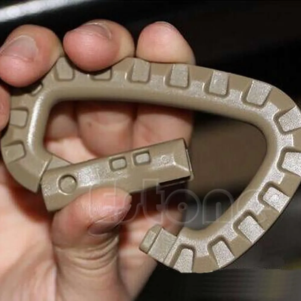 

1pc Distinctive Carabiner Hook Snap Keychain Outdoor Tactical Tool Backpack Gear Nice Gifts