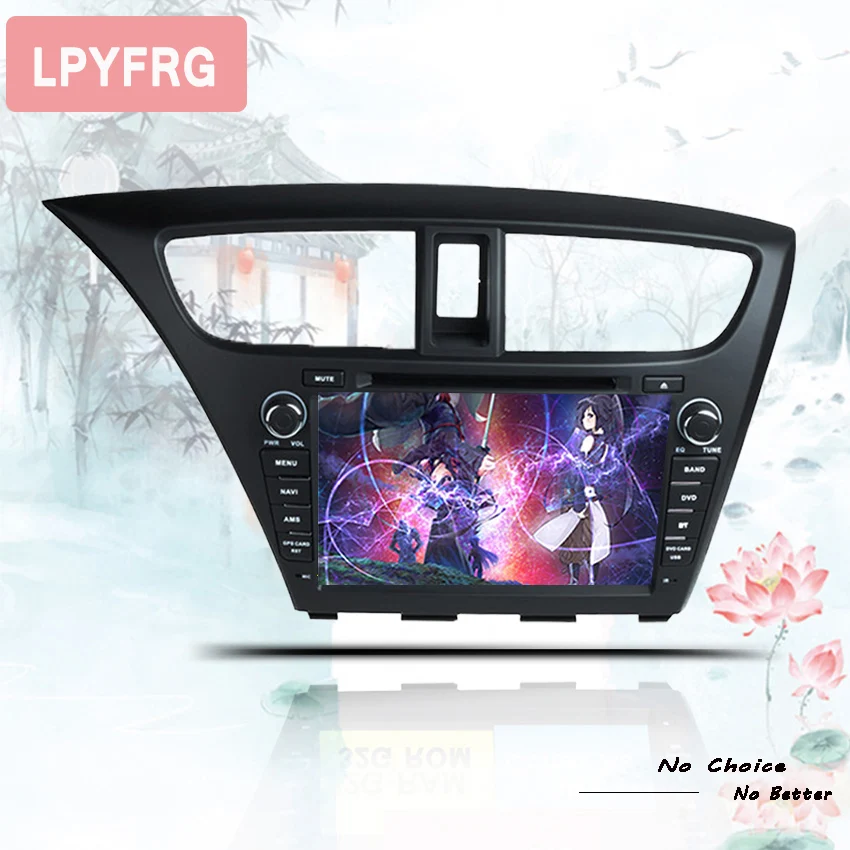 Головное устройство для автомобильного dvd плеера Android 8 1 Honda civic 2013 2014 2015 авто gps