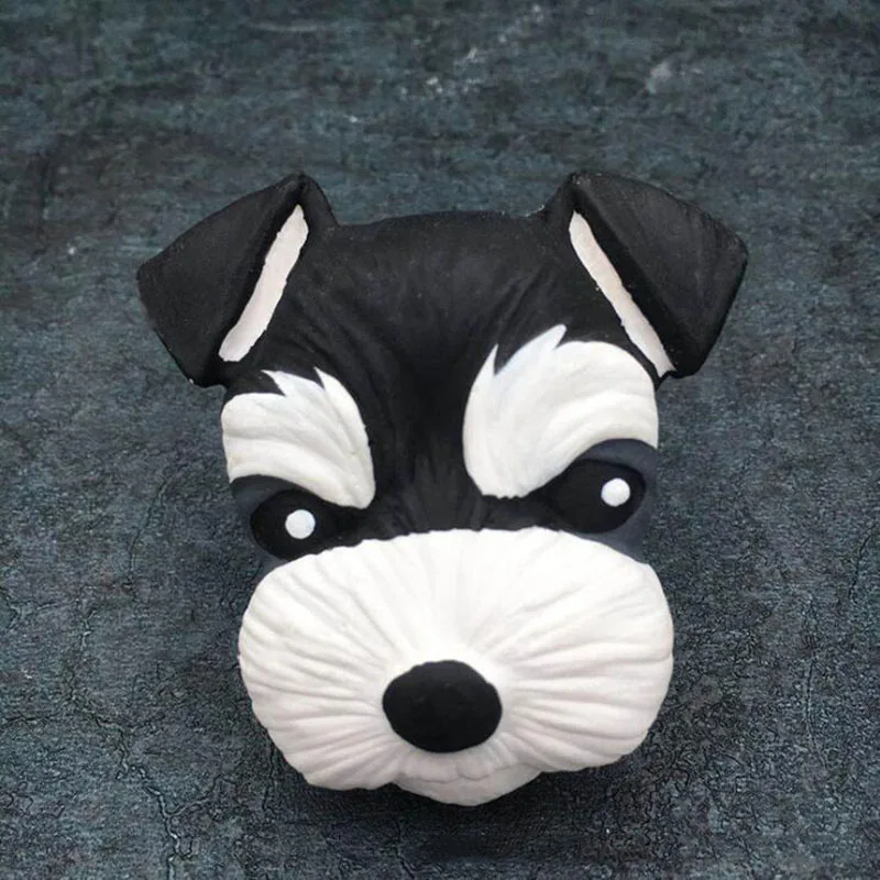 Schnauzer силиконовая гипсовая форма для головы собаки милая собака DIY Арома