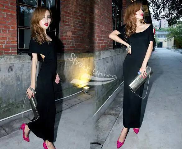 New Women Summer Sexy dress Backless Maxi Long Dress Two Colors free shipping 3583 | Женская одежда