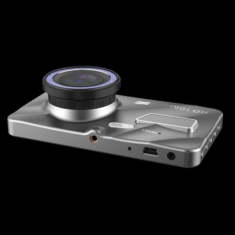 WIIYII HD 4 дюймовый Dash Камера FHD 1080P G-Сенсор широкий угол обзора 170 градусов Видеорегистраторы для автомобилей мониторинга Dash Cam