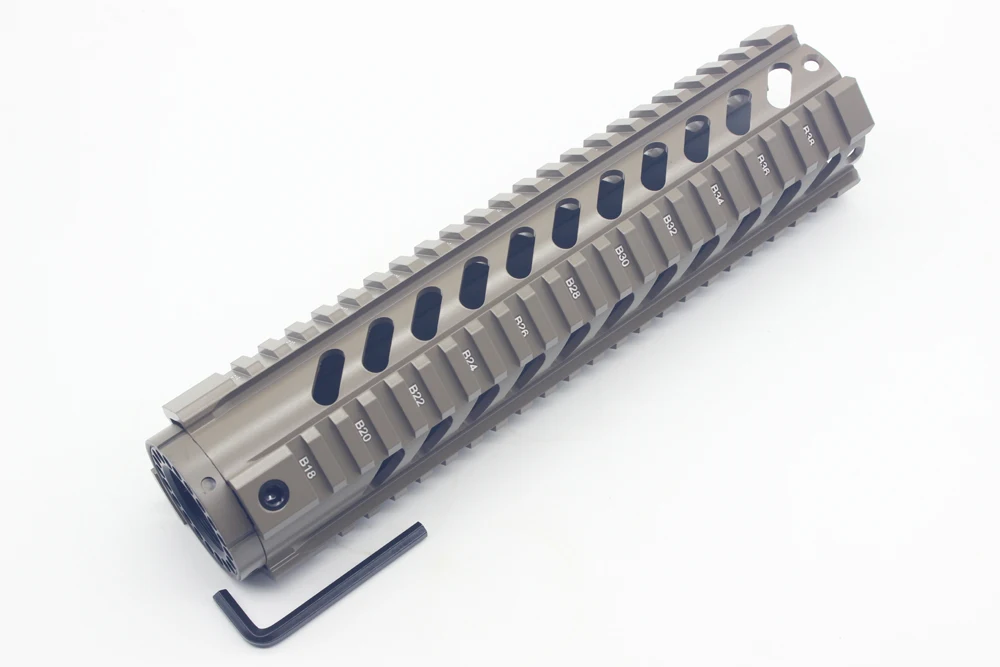 TriRock T Series10 дюймов Бесплатная поплавок Quad Picatinny Rail Handguard устанавливается на