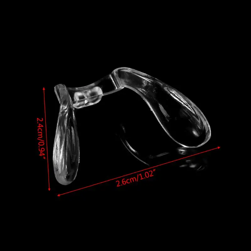 U образные носоупоры для очков аксессуары из ПВХ Нескользящие солнцезащитные