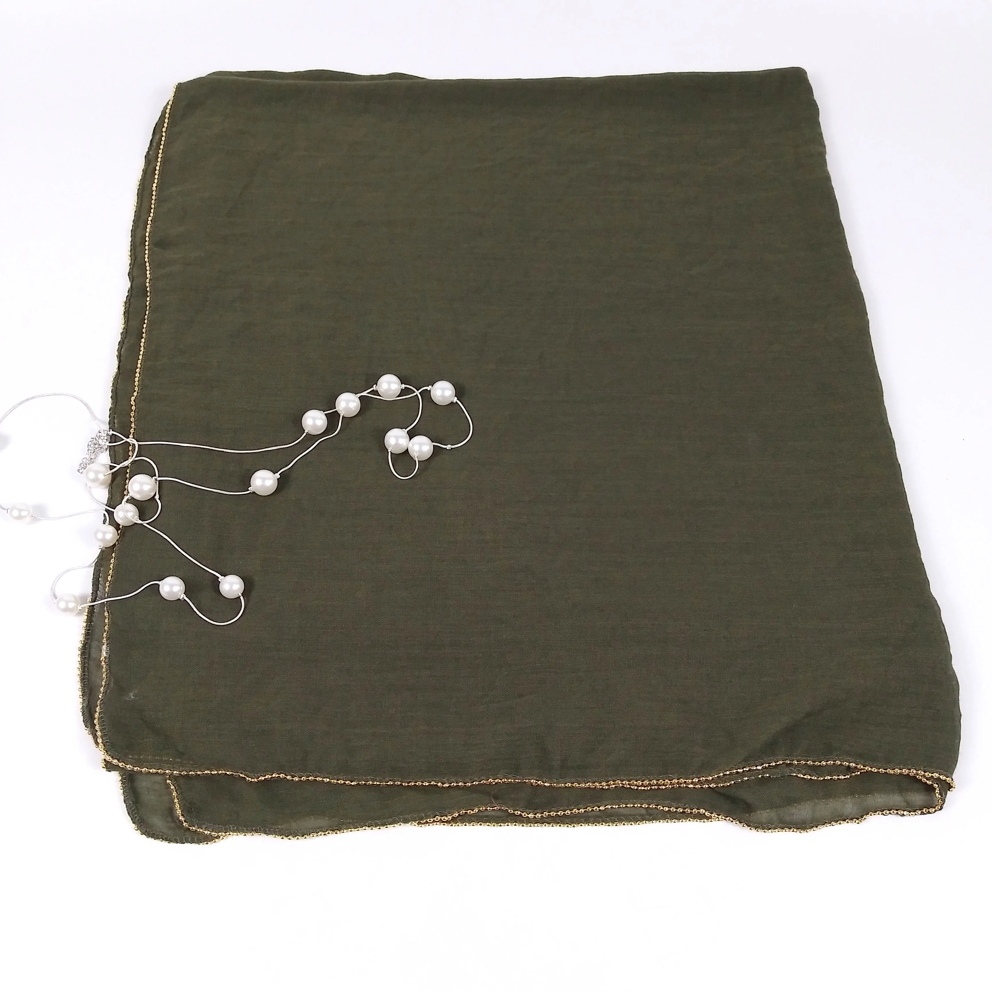 

S8 High quality gold chain viscose scarf hijab shawl women wrap headband 10pcs/lot can choose colors