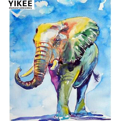Стразы Вышивка 5d алмазная вышивка живопись слон животных|5d diamond embroidery|diamond painting