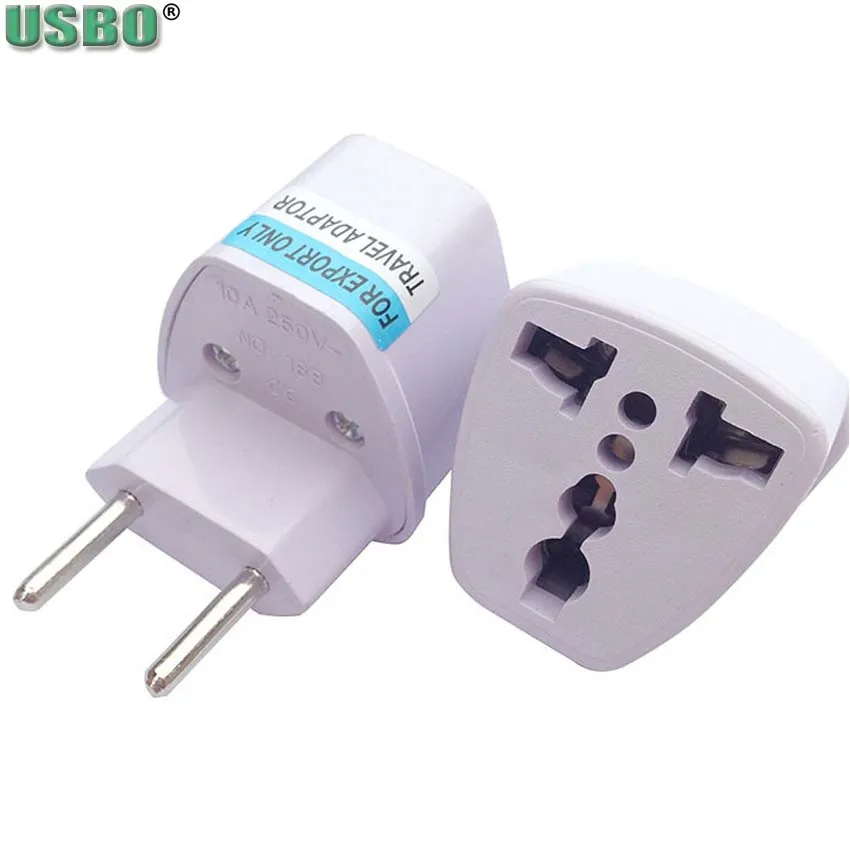 Универсальная белая вилка переменного тока для Великобритании, США, Австралии, ЕС, Вилка питания переменного тока для Бразилии, высококачес...