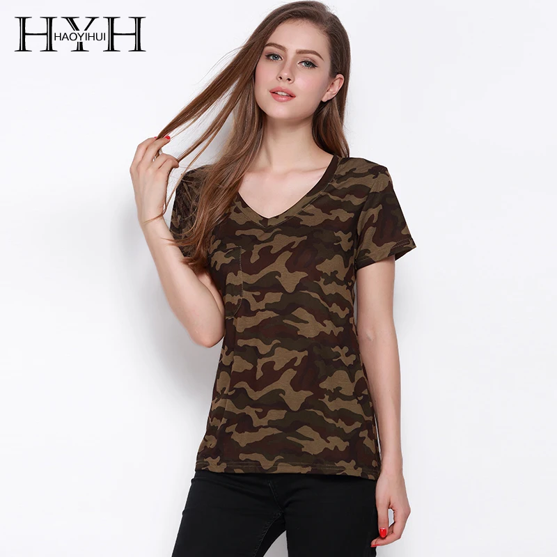 Haoyihui новые летние модные женские туфли Футболки тонкий Рубашка с короткими