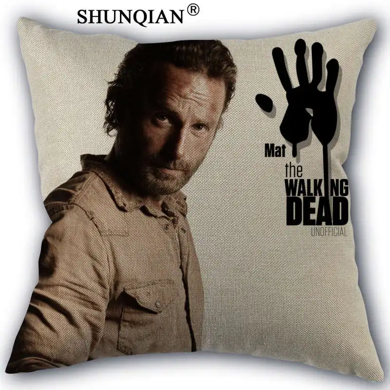 WJY424 чехол с изображением ходячих мертвецов декоративная подушка 45x45 см | Дом и сад