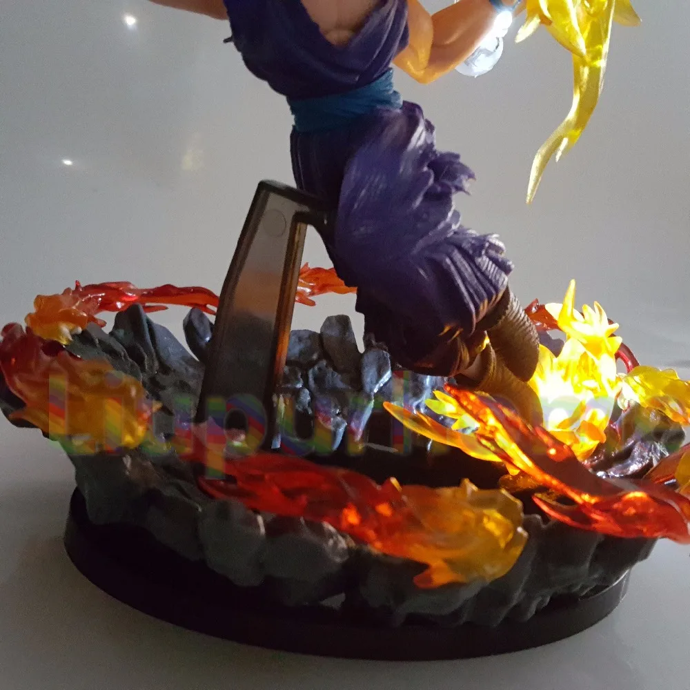 Dragon Ball Z Gohan Супер Saiyan огненный кулак светодиодный светильник Настольная лампа