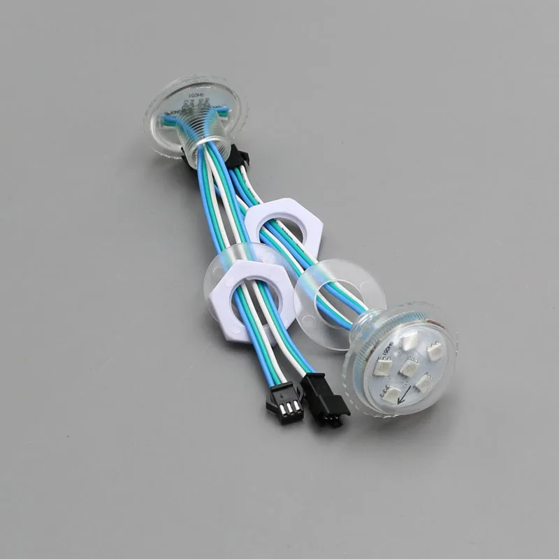 5050 rgb светодиодный цифровой пикселей светильник для аттракционов 38 мм диаметр DC12V
