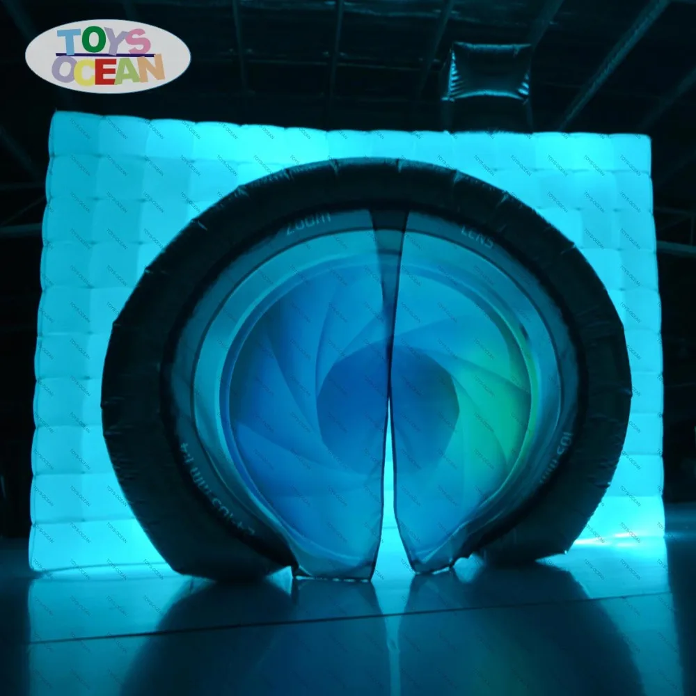 Надувная фотокамера с острым дизайном и светодиодной лентой|Игровые палатки| |