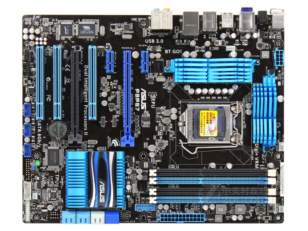 Бесплатная доставка 100% оригинальная материнская плата ASUS P8P67 DDR3 LGA 1155 RAM 32G