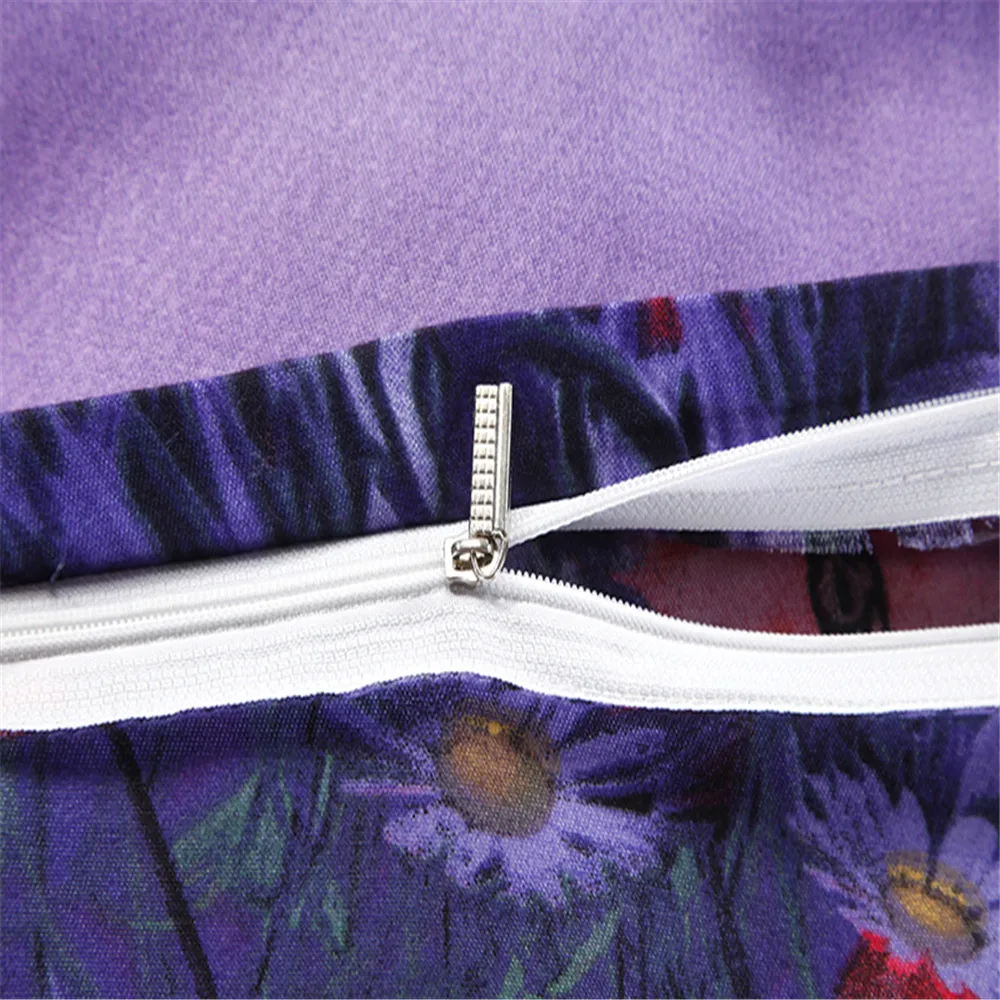 Комплект постельного белья с 3D изображением животных весеннее постельное