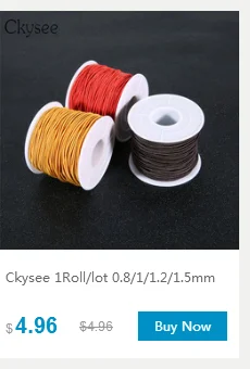 Ckysee 80 ярдов/партия 1,5 мм Многоцветный Нейлон Китайский шелк Шелковый узел макраме шнур из бисера Плетеный провод Diy ювелирных изделий