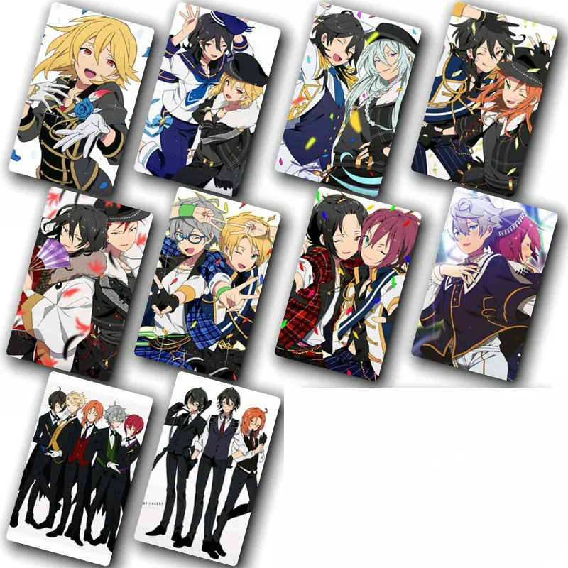 Ensemble Stars стикер 100 шт разные стильные аниме наклейки автобус ID водонепроницаемые