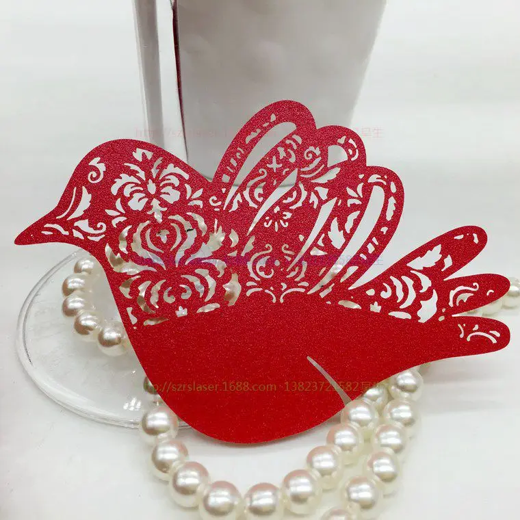 Бокалы в форме птицы для красного вина бокалы с лазерной гравировкой свадьбы дня