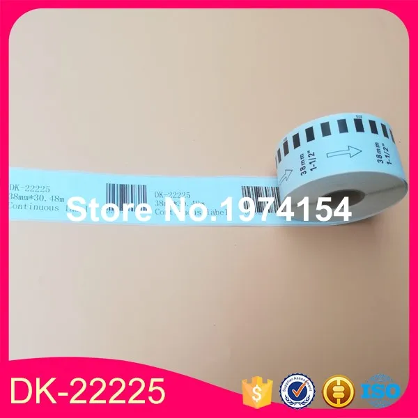 60 x рулонов этикетка для DK-22225 38 мм * 30 48 м непрерывная Совместимость DK 22225